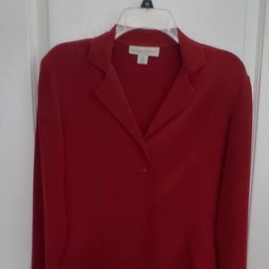 Vintage Casual Corner Silk Blouse